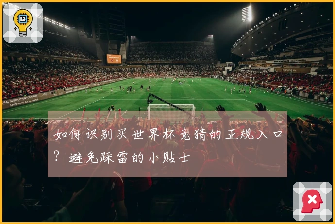 如何识别买世界杯竞猜的正规入口？避免踩雷的小贴士
